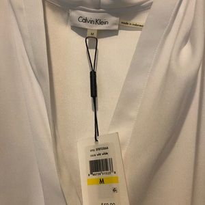 White Calvin Klein shirt